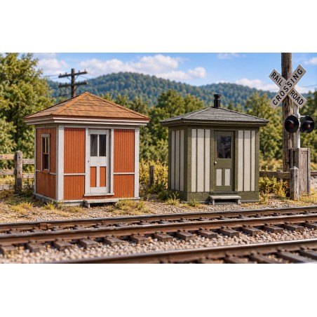 Railroad Signalman’s & Crossing Shanty – O Scale