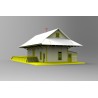 Southern Pacific Narrow Gauge Kearsarge Station — O Scale
