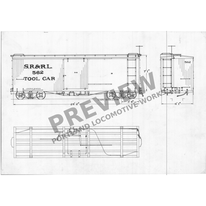 SR&RL Tool Car 562